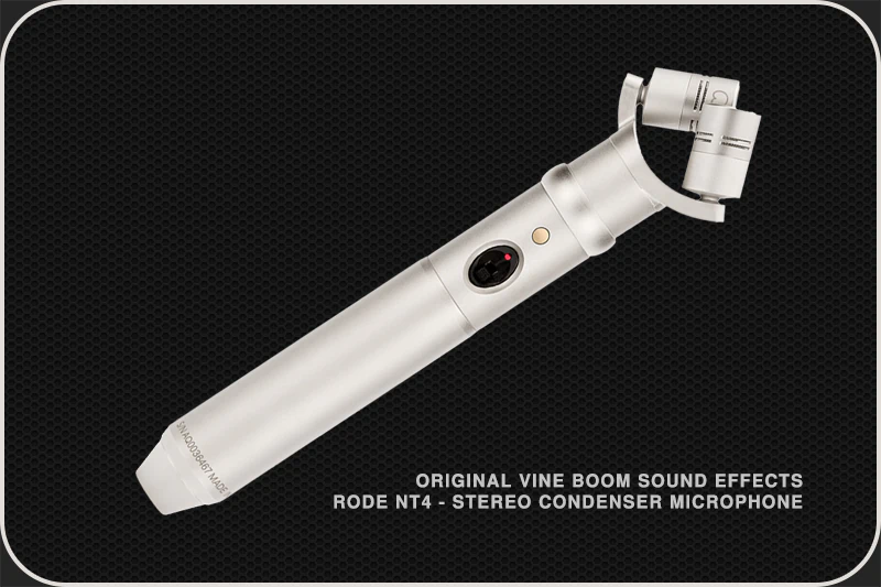 Original vine boom : rode nt4 stereo condenser microphone